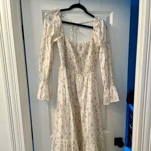 LucyParis XS Smock Dress with Tie back